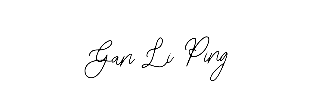 Make a beautiful signature design for name Gan Li Ping. With this signature (Bearetta-2O07w) style, you can create a handwritten signature for free. Gan Li Ping signature style 12 images and pictures png