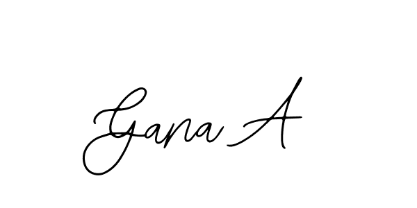 Make a beautiful signature design for name Gana A. Use this online signature maker to create a handwritten signature for free. Gana A signature style 12 images and pictures png