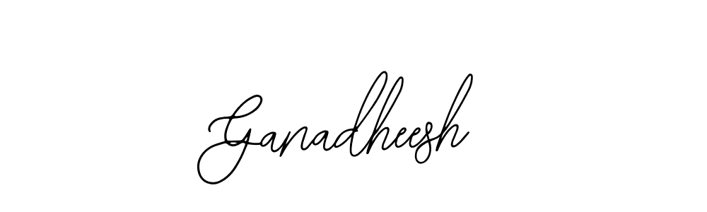 How to make Ganadheesh signature? Bearetta-2O07w is a professional autograph style. Create handwritten signature for Ganadheesh name. Ganadheesh signature style 12 images and pictures png