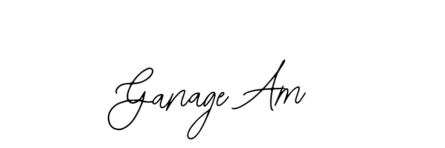 Make a beautiful signature design for name Ganage Am. Use this online signature maker to create a handwritten signature for free. Ganage Am signature style 12 images and pictures png