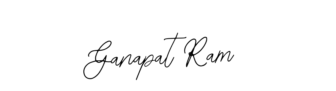 Use a signature maker to create a handwritten signature online. With this signature software, you can design (Bearetta-2O07w) your own signature for name Ganapat Ram. Ganapat Ram signature style 12 images and pictures png