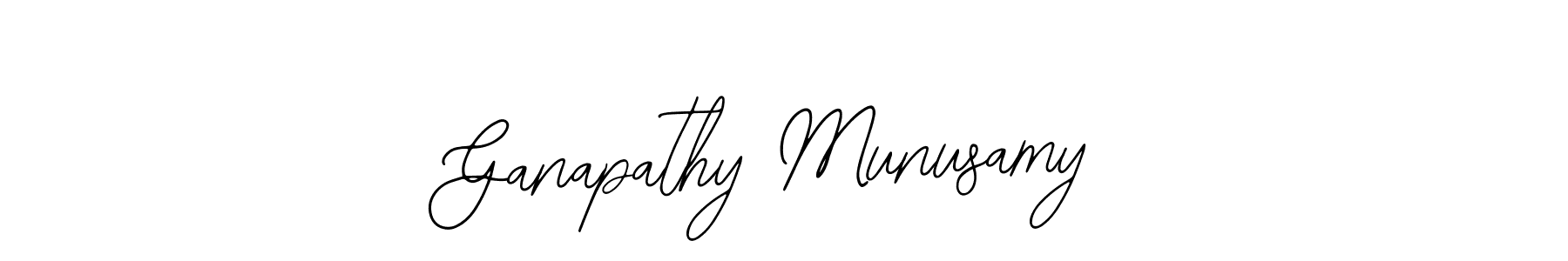 if you are searching for the best signature style for your name Ganapathy Munusamy. so please give up your signature search. here we have designed multiple signature styles  using Bearetta-2O07w. Ganapathy Munusamy signature style 12 images and pictures png