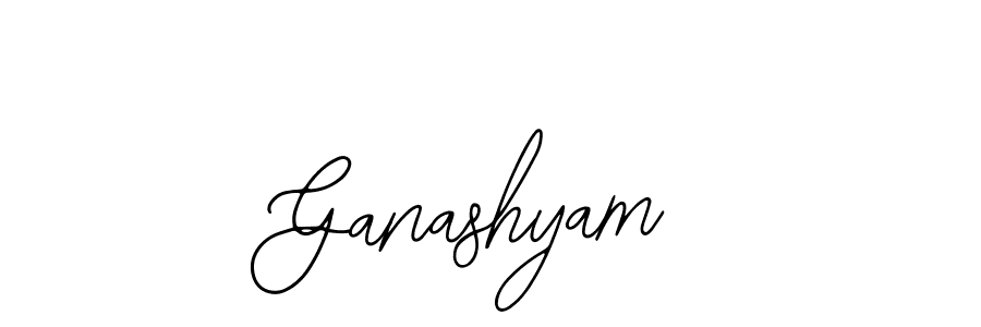 Make a beautiful signature design for name Ganashyam. With this signature (Bearetta-2O07w) style, you can create a handwritten signature for free. Ganashyam signature style 12 images and pictures png
