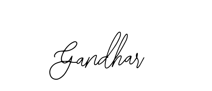 Design your own signature with our free online signature maker. With this signature software, you can create a handwritten (Bearetta-2O07w) signature for name Gandhar. Gandhar signature style 12 images and pictures png