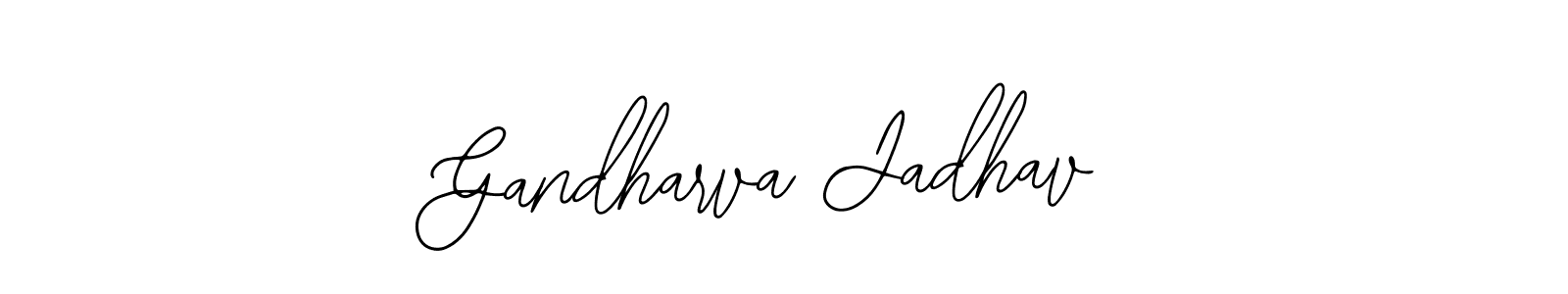 Make a beautiful signature design for name Gandharva Jadhav. With this signature (Bearetta-2O07w) style, you can create a handwritten signature for free. Gandharva Jadhav signature style 12 images and pictures png