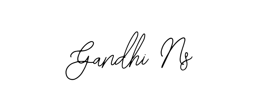 It looks lik you need a new signature style for name Gandhi Ns. Design unique handwritten (Bearetta-2O07w) signature with our free signature maker in just a few clicks. Gandhi Ns signature style 12 images and pictures png