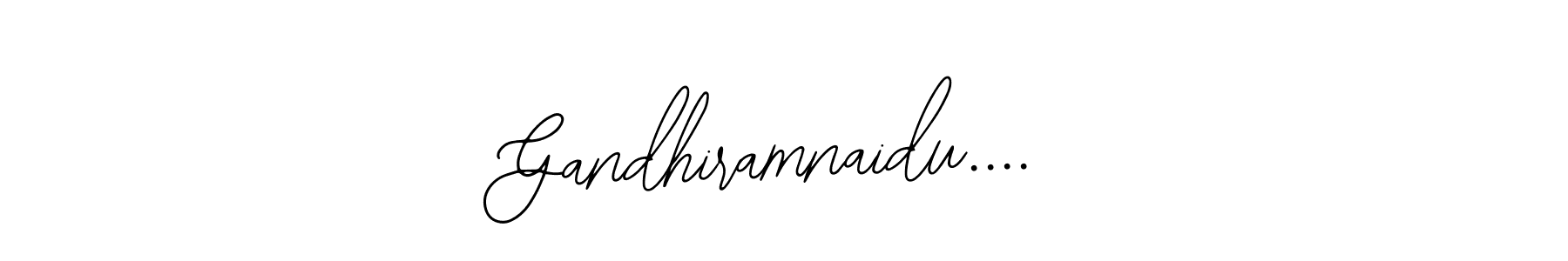 Make a beautiful signature design for name Gandhiramnaidu..... With this signature (Bearetta-2O07w) style, you can create a handwritten signature for free. Gandhiramnaidu.... signature style 12 images and pictures png