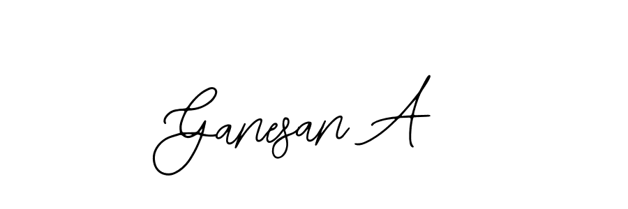 This is the best signature style for the Ganesan A name. Also you like these signature font (Bearetta-2O07w). Mix name signature. Ganesan A signature style 12 images and pictures png