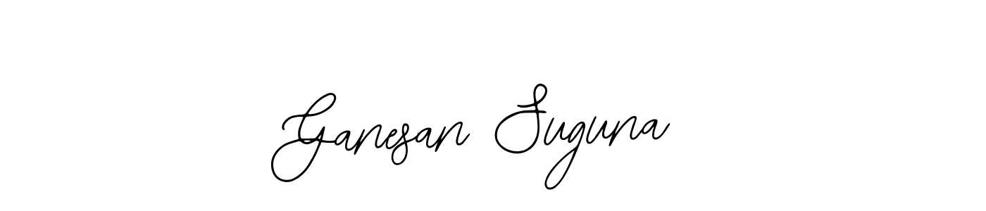 Ganesan Suguna stylish signature style. Best Handwritten Sign (Bearetta-2O07w) for my name. Handwritten Signature Collection Ideas for my name Ganesan Suguna. Ganesan Suguna signature style 12 images and pictures png