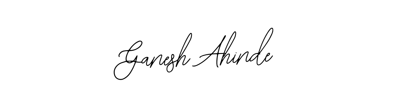 Make a beautiful signature design for name Ganesh Ahinde. Use this online signature maker to create a handwritten signature for free. Ganesh Ahinde signature style 12 images and pictures png