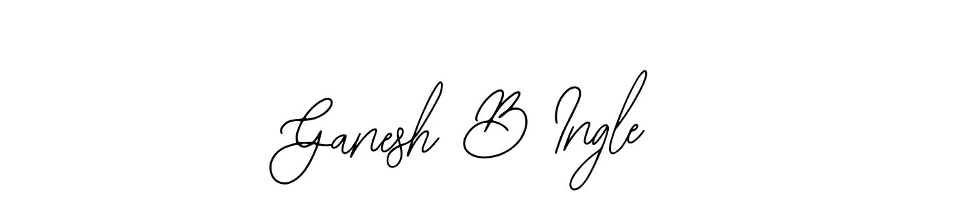 Also You can easily find your signature by using the search form. We will create Ganesh B Ingle name handwritten signature images for you free of cost using Bearetta-2O07w sign style. Ganesh B Ingle signature style 12 images and pictures png