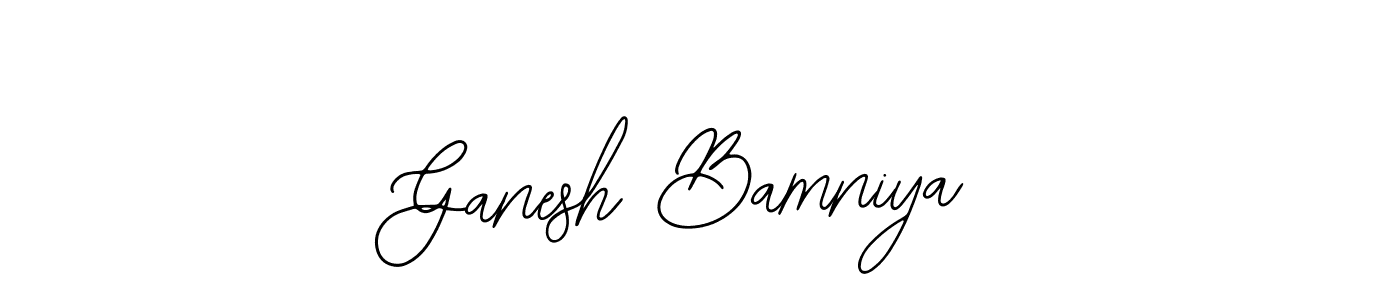 Also You can easily find your signature by using the search form. We will create Ganesh Bamniya name handwritten signature images for you free of cost using Bearetta-2O07w sign style. Ganesh Bamniya signature style 12 images and pictures png