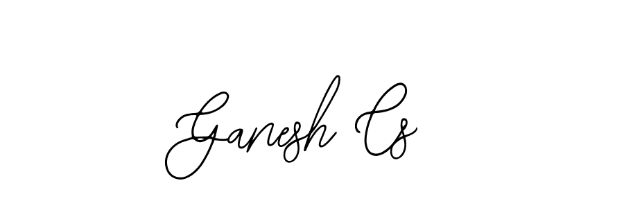 How to Draw Ganesh Cs signature style? Bearetta-2O07w is a latest design signature styles for name Ganesh Cs. Ganesh Cs signature style 12 images and pictures png