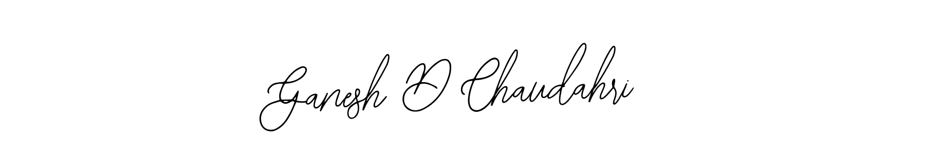 You should practise on your own different ways (Bearetta-2O07w) to write your name (Ganesh D Chaudahri) in signature. don't let someone else do it for you. Ganesh D Chaudahri signature style 12 images and pictures png