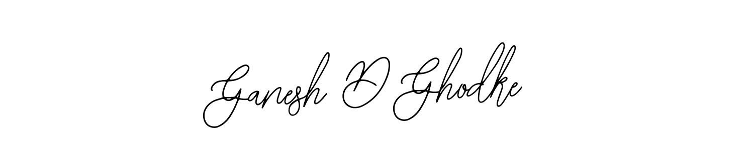 Use a signature maker to create a handwritten signature online. With this signature software, you can design (Bearetta-2O07w) your own signature for name Ganesh D Ghodke. Ganesh D Ghodke signature style 12 images and pictures png
