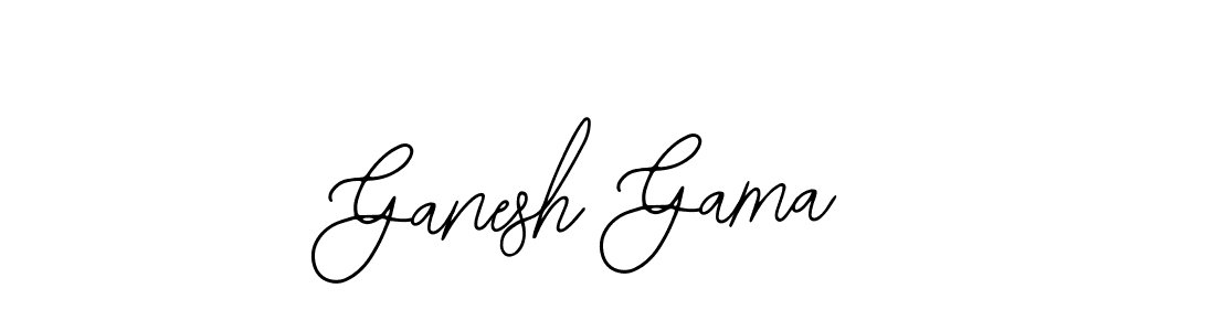 Design your own signature with our free online signature maker. With this signature software, you can create a handwritten (Bearetta-2O07w) signature for name Ganesh Gama. Ganesh Gama signature style 12 images and pictures png