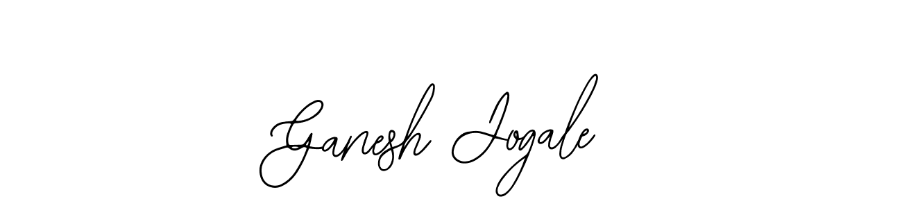How to make Ganesh Jogale name signature. Use Bearetta-2O07w style for creating short signs online. This is the latest handwritten sign. Ganesh Jogale signature style 12 images and pictures png