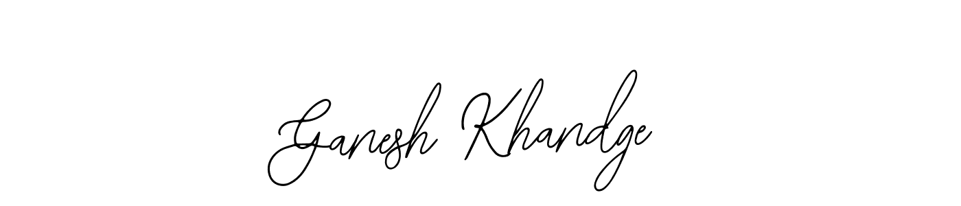 Ganesh Khandge stylish signature style. Best Handwritten Sign (Bearetta-2O07w) for my name. Handwritten Signature Collection Ideas for my name Ganesh Khandge. Ganesh Khandge signature style 12 images and pictures png