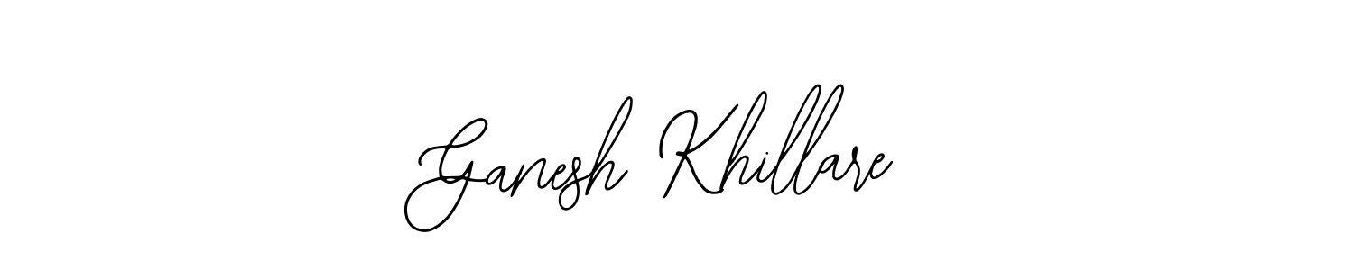 How to Draw Ganesh Khillare signature style? Bearetta-2O07w is a latest design signature styles for name Ganesh Khillare. Ganesh Khillare signature style 12 images and pictures png