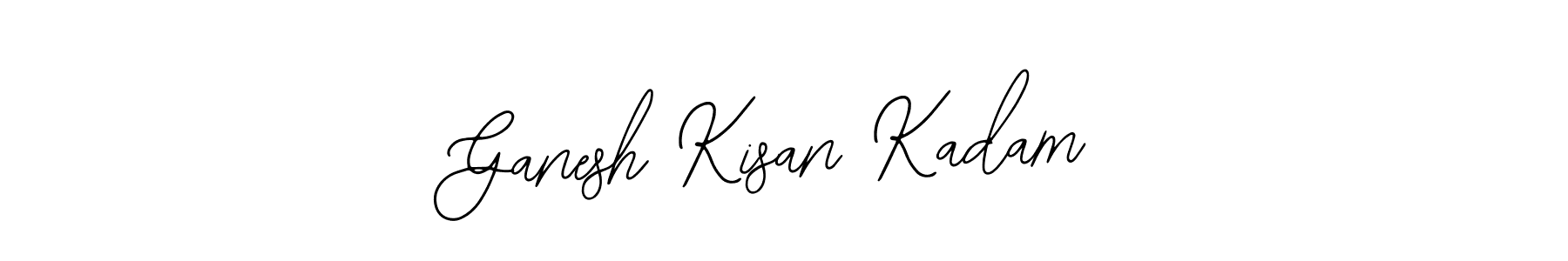 How to make Ganesh Kisan Kadam name signature. Use Bearetta-2O07w style for creating short signs online. This is the latest handwritten sign. Ganesh Kisan Kadam signature style 12 images and pictures png