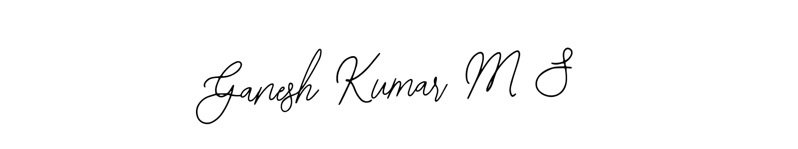 It looks lik you need a new signature style for name Ganesh Kumar M S. Design unique handwritten (Bearetta-2O07w) signature with our free signature maker in just a few clicks. Ganesh Kumar M S signature style 12 images and pictures png