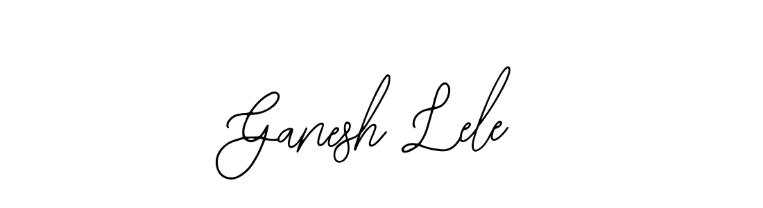 The best way (Bearetta-2O07w) to make a short signature is to pick only two or three words in your name. The name Ganesh Lele include a total of six letters. For converting this name. Ganesh Lele signature style 12 images and pictures png