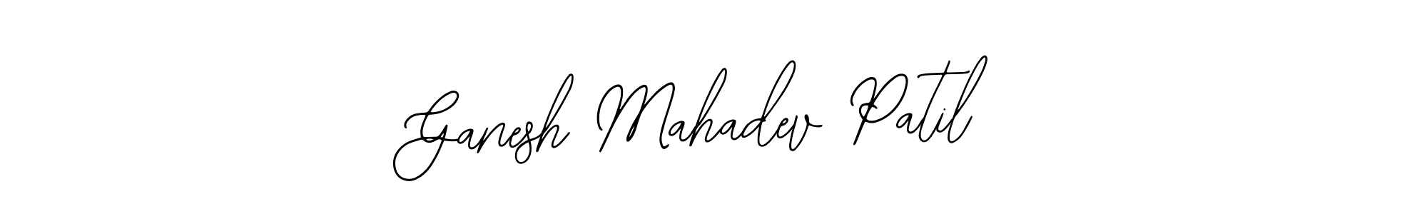 The best way (Bearetta-2O07w) to make a short signature is to pick only two or three words in your name. The name Ganesh Mahadev Patil include a total of six letters. For converting this name. Ganesh Mahadev Patil signature style 12 images and pictures png