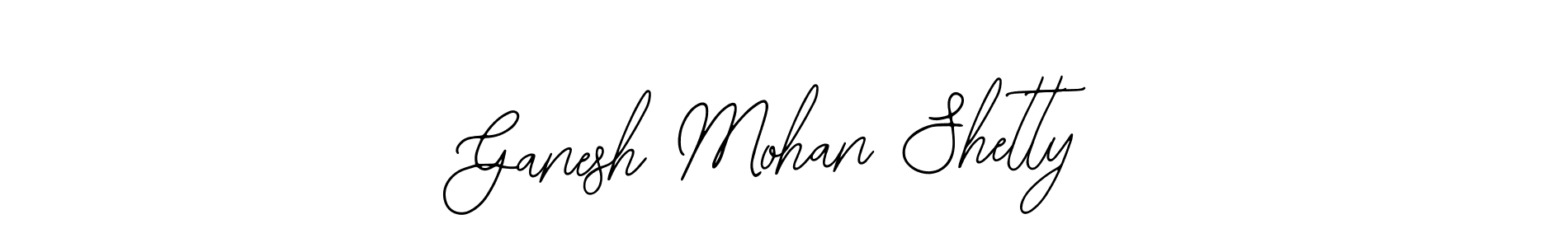 Similarly Bearetta-2O07w is the best handwritten signature design. Signature creator online .You can use it as an online autograph creator for name Ganesh Mohan Shetty. Ganesh Mohan Shetty signature style 12 images and pictures png