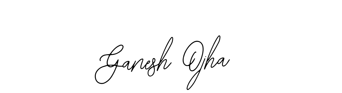 How to make Ganesh Ojha signature? Bearetta-2O07w is a professional autograph style. Create handwritten signature for Ganesh Ojha name. Ganesh Ojha signature style 12 images and pictures png