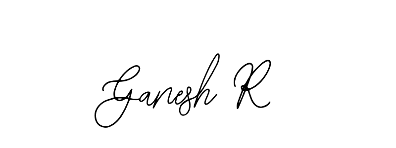 Design your own signature with our free online signature maker. With this signature software, you can create a handwritten (Bearetta-2O07w) signature for name Ganesh R. Ganesh R signature style 12 images and pictures png