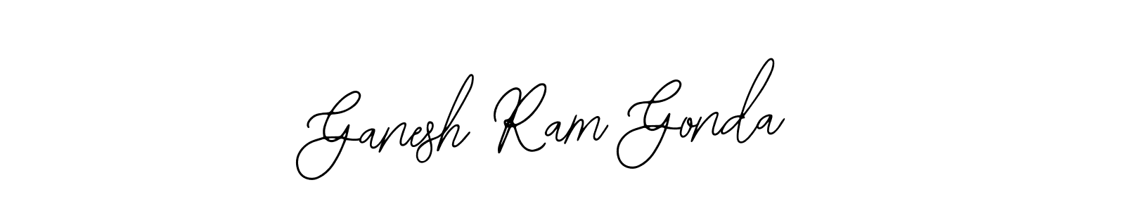 Use a signature maker to create a handwritten signature online. With this signature software, you can design (Bearetta-2O07w) your own signature for name Ganesh Ram Gonda. Ganesh Ram Gonda signature style 12 images and pictures png