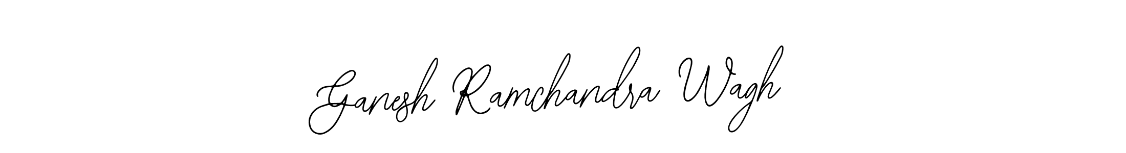 Use a signature maker to create a handwritten signature online. With this signature software, you can design (Bearetta-2O07w) your own signature for name Ganesh Ramchandra Wagh. Ganesh Ramchandra Wagh signature style 12 images and pictures png