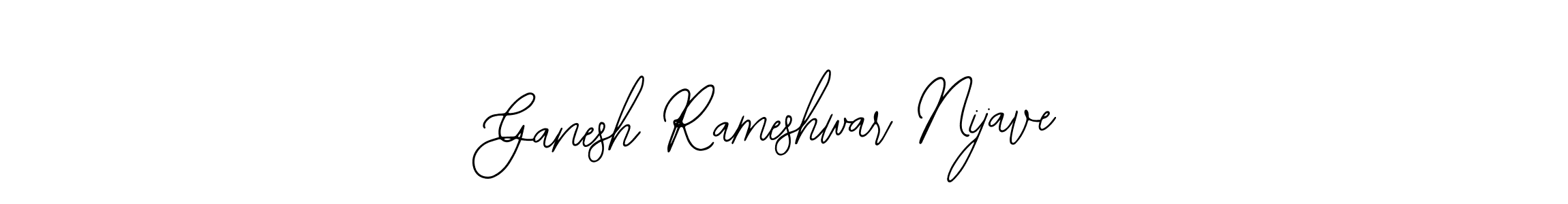 It looks lik you need a new signature style for name Ganesh Rameshwar Nijave. Design unique handwritten (Bearetta-2O07w) signature with our free signature maker in just a few clicks. Ganesh Rameshwar Nijave signature style 12 images and pictures png