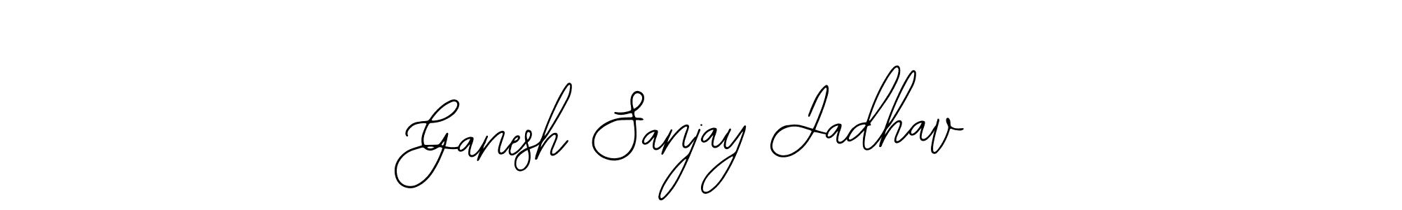 if you are searching for the best signature style for your name Ganesh Sanjay Jadhav. so please give up your signature search. here we have designed multiple signature styles  using Bearetta-2O07w. Ganesh Sanjay Jadhav signature style 12 images and pictures png