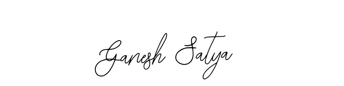 Ganesh Satya stylish signature style. Best Handwritten Sign (Bearetta-2O07w) for my name. Handwritten Signature Collection Ideas for my name Ganesh Satya. Ganesh Satya signature style 12 images and pictures png