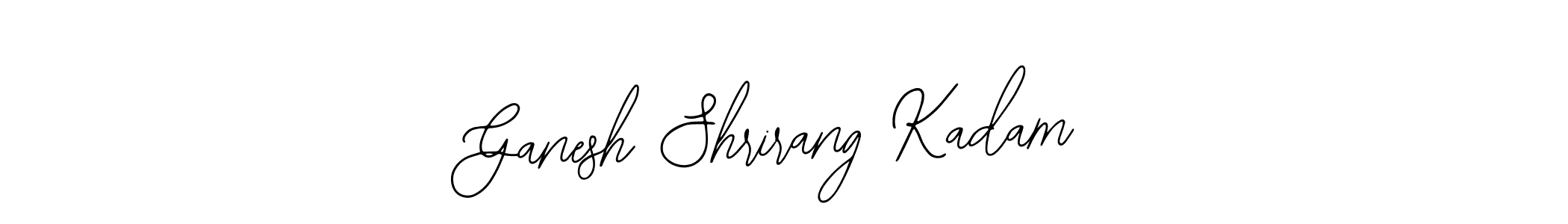 Design your own signature with our free online signature maker. With this signature software, you can create a handwritten (Bearetta-2O07w) signature for name Ganesh Shrirang Kadam. Ganesh Shrirang Kadam signature style 12 images and pictures png