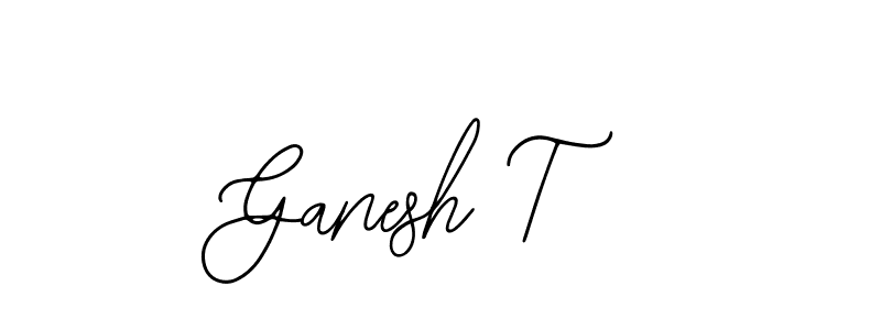 Similarly Bearetta-2O07w is the best handwritten signature design. Signature creator online .You can use it as an online autograph creator for name Ganesh T. Ganesh T signature style 12 images and pictures png