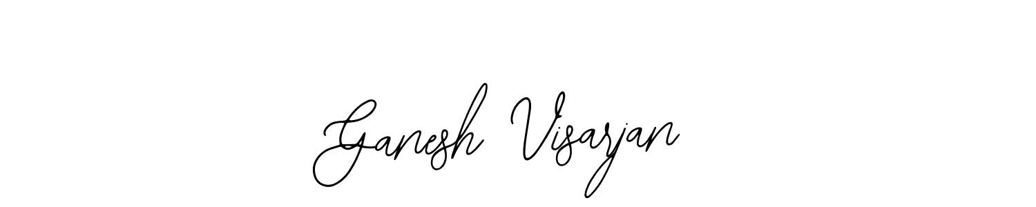 Similarly Bearetta-2O07w is the best handwritten signature design. Signature creator online .You can use it as an online autograph creator for name Ganesh Visarjan. Ganesh Visarjan signature style 12 images and pictures png