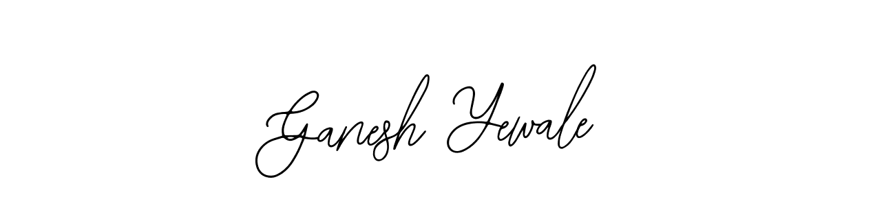 Use a signature maker to create a handwritten signature online. With this signature software, you can design (Bearetta-2O07w) your own signature for name Ganesh Yewale. Ganesh Yewale signature style 12 images and pictures png