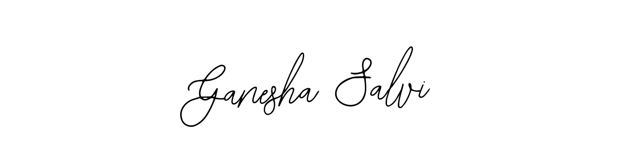 Also You can easily find your signature by using the search form. We will create Ganesha Salvi name handwritten signature images for you free of cost using Bearetta-2O07w sign style. Ganesha Salvi signature style 12 images and pictures png