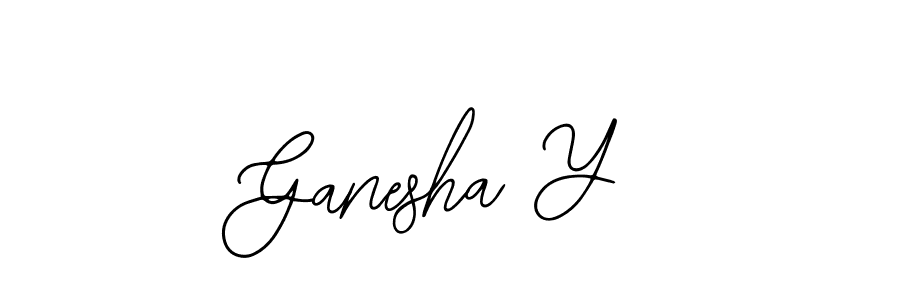 Also we have Ganesha Y name is the best signature style. Create professional handwritten signature collection using Bearetta-2O07w autograph style. Ganesha Y signature style 12 images and pictures png