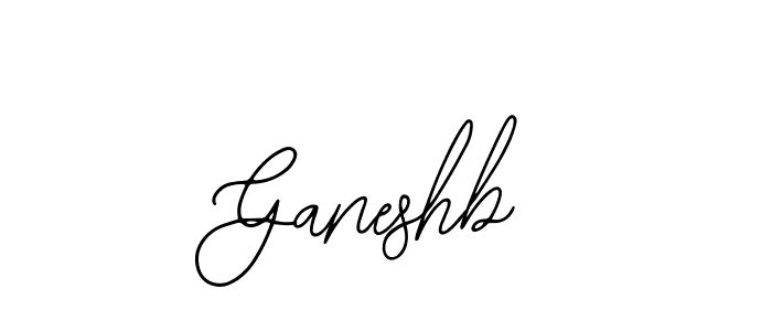How to make Ganeshb signature? Bearetta-2O07w is a professional autograph style. Create handwritten signature for Ganeshb name. Ganeshb signature style 12 images and pictures png