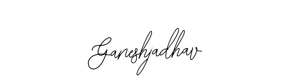 Use a signature maker to create a handwritten signature online. With this signature software, you can design (Bearetta-2O07w) your own signature for name Ganeshjadhav. Ganeshjadhav signature style 12 images and pictures png
