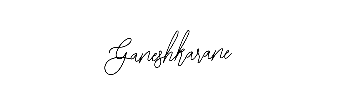 How to make Ganeshkarane name signature. Use Bearetta-2O07w style for creating short signs online. This is the latest handwritten sign. Ganeshkarane signature style 12 images and pictures png