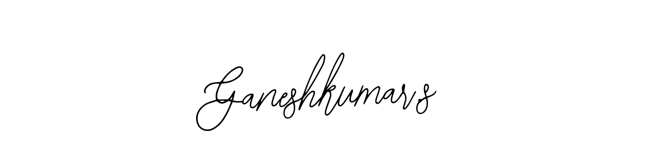 Also we have Ganeshkumar.s name is the best signature style. Create professional handwritten signature collection using Bearetta-2O07w autograph style. Ganeshkumar.s signature style 12 images and pictures png