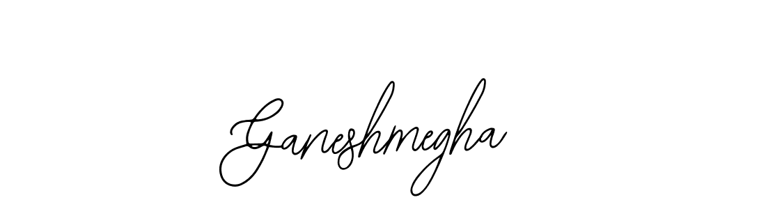 How to make Ganeshmegha name signature. Use Bearetta-2O07w style for creating short signs online. This is the latest handwritten sign. Ganeshmegha signature style 12 images and pictures png