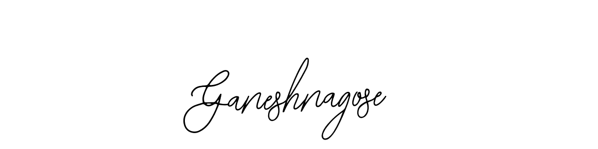 You should practise on your own different ways (Bearetta-2O07w) to write your name (Ganeshnagose) in signature. don't let someone else do it for you. Ganeshnagose signature style 12 images and pictures png