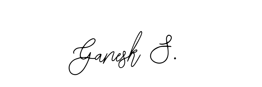 Make a beautiful signature design for name Ganesk S.. Use this online signature maker to create a handwritten signature for free. Ganesk S. signature style 12 images and pictures png