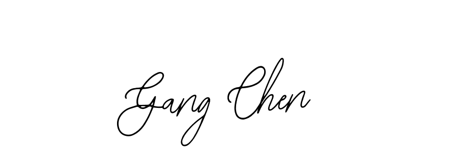 if you are searching for the best signature style for your name Gang Chen. so please give up your signature search. here we have designed multiple signature styles  using Bearetta-2O07w. Gang Chen signature style 12 images and pictures png