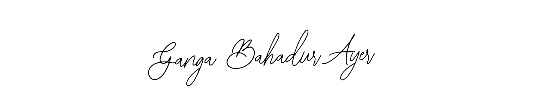 Create a beautiful signature design for name Ganga Bahadur Ayer. With this signature (Bearetta-2O07w) fonts, you can make a handwritten signature for free. Ganga Bahadur Ayer signature style 12 images and pictures png